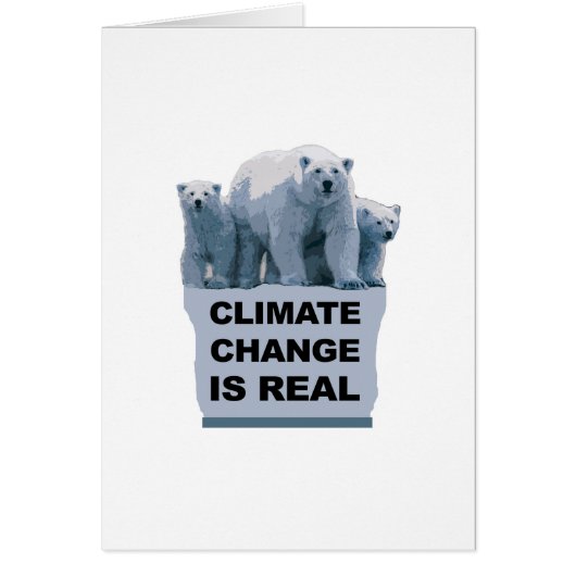 CLIMATE CHANGE IS REAL CARDS (Front)