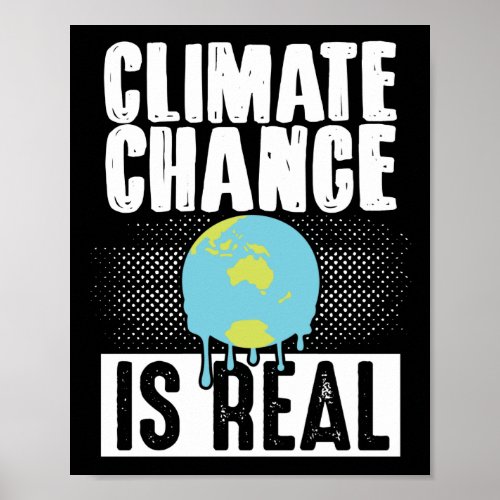 Climate Change Is Real  Climate Change Poster
