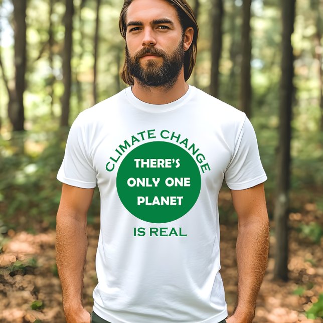 Climate change is real environmental awareness T-Shirt (Creator Uploaded)