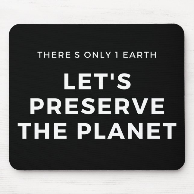 climate change is real mouse pad (Front)