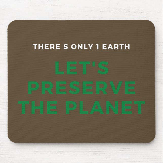 climate change is real mouse pad (Front)