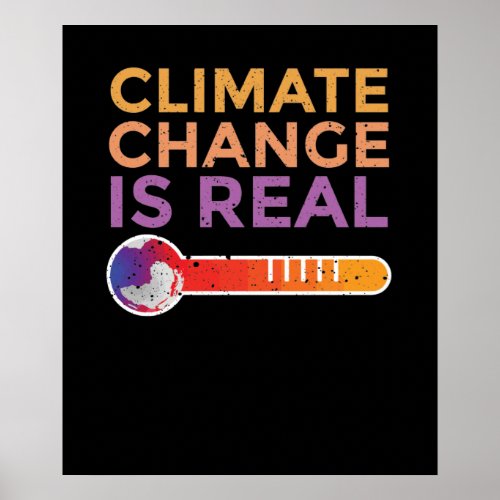 Climate Change is Real Poster