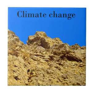 Climate Change look after the environment Ceramic Tile