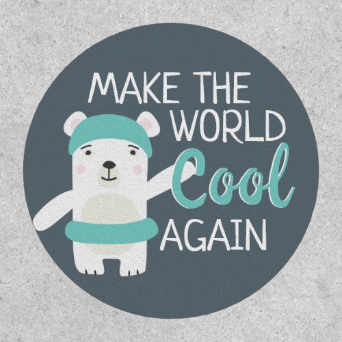 Climate change make world cool again polar bear patch