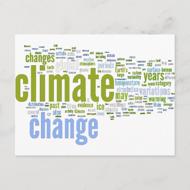 climate change one postcard (Front)