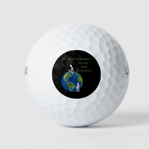 climate change protect the earth caretakers golf balls