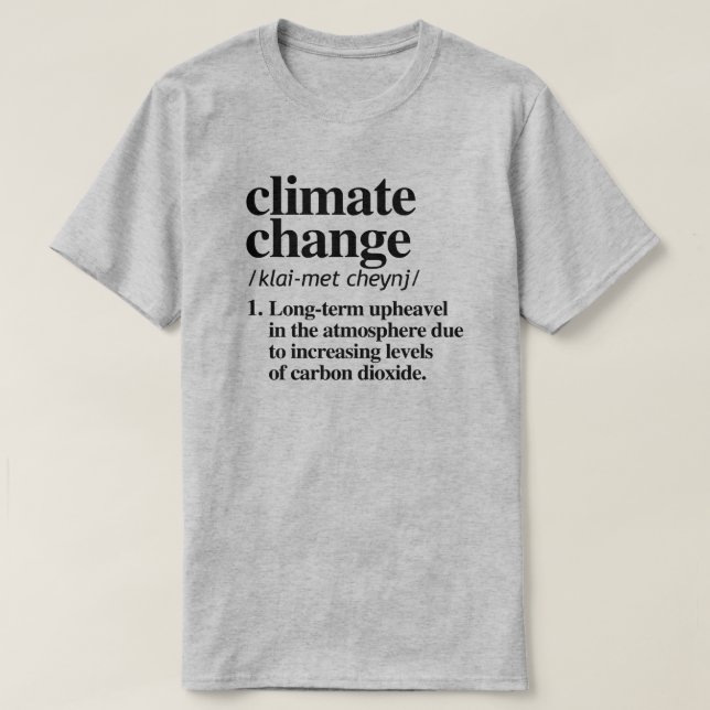 Climate Change T-Shirt (Design Front)