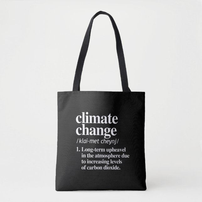 Climate Change Tote Bag (Front)
