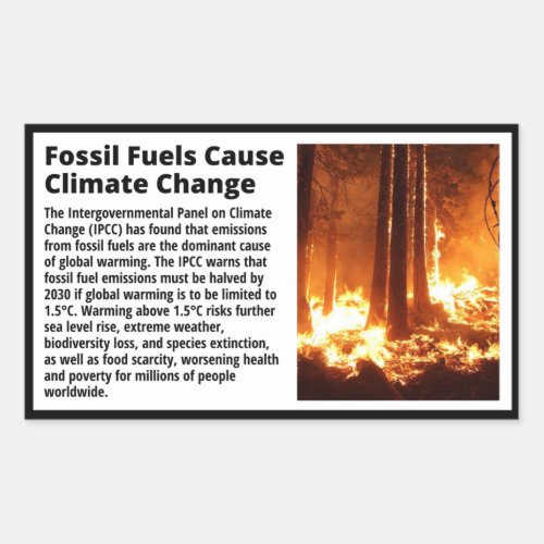 Climate Change Warning Label