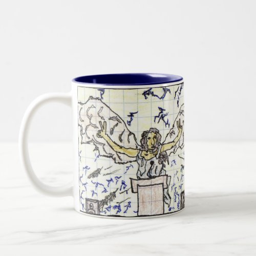 Climate Change Winged Victory Two_Tone Coffee Mug