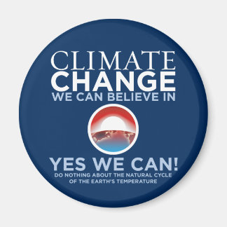Climate Change - Yes We Can Obama Parody Magnet