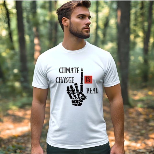 Climate chenge is real environmental awarness T-Shirt (Creator Uploaded)