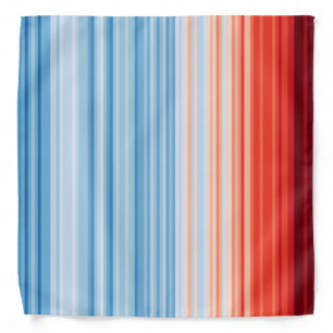 Climate Crisis Warming stripes  Schal Bandana