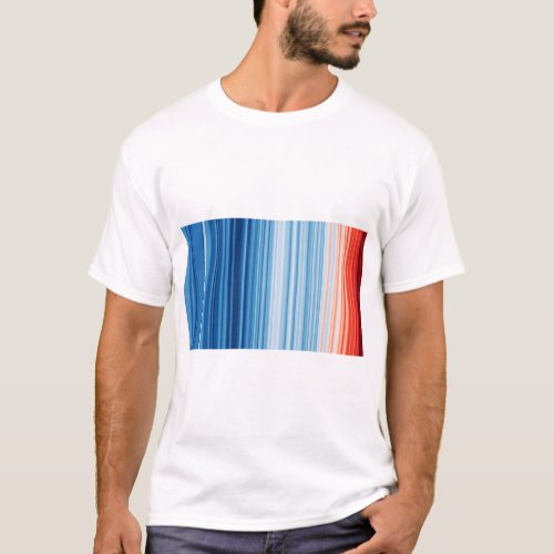 Climate Crisis Warming stripes T_Shirt