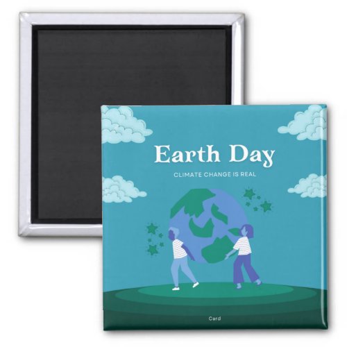 Climate Is Real Save Earth Now Earth Day Magnet