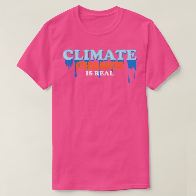 Climate Protection Environment Gift Nature Warming T-Shirt (Design Front)
