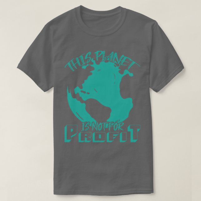 Climate Protection Environment Gift Nature Warming T-Shirt (Design Front)