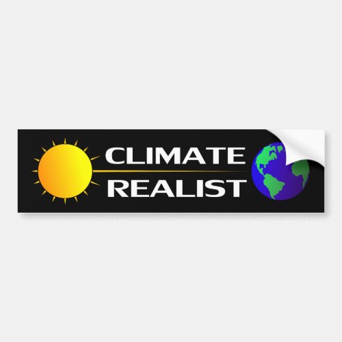 Climate Realist Bumper Sticker