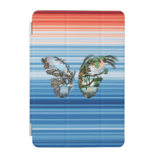 Climate Stripes iPad Smart Cover:Signal the Change Mini Cover