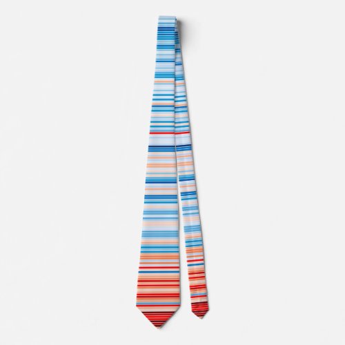 Climate Stripes Krawatte Deutschland 1881_2021 Neck Tie
