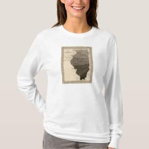 Climatological map, Illinois T-Shirt