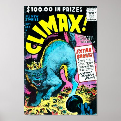 Climax  Queen Cat Poster