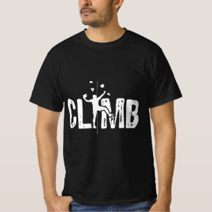 Climb Bouldering Wall Climber Rock Climbing Mount T-Shirt