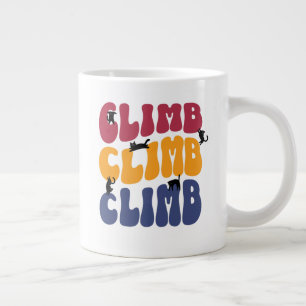 Climb Cats Vintage Color Edition Giant Coffee Mug