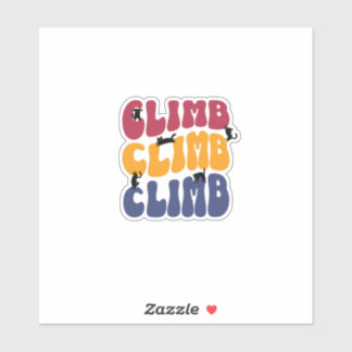Climb Cats Vintage Color Edition Sticker