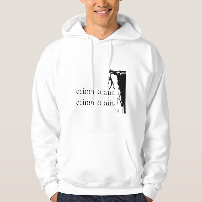 Climb Climb Climb Climb Hoodie (Front)