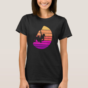 Climb Like a Girl Vintage Rock Climbing T-Shirt