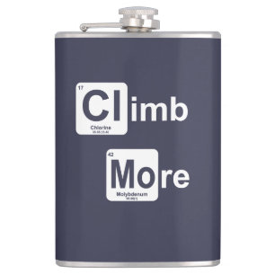 Climb More Hip Flask