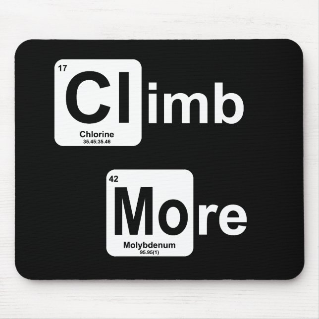 climb more mouse pad (Front)