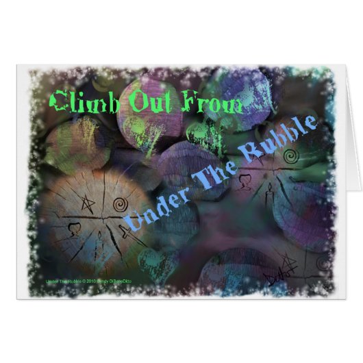 Climb out from Under the Rubble Cards (Front Horizontal)