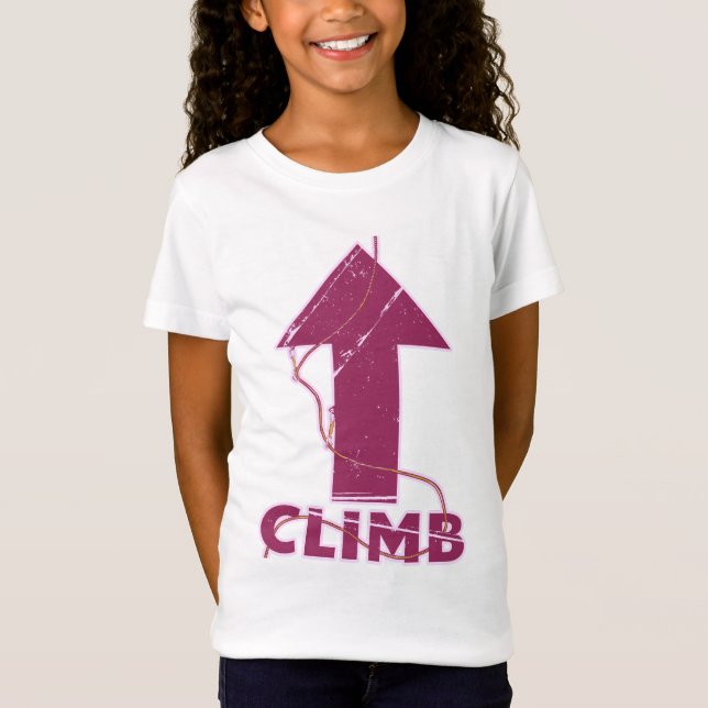 Climb rock climbing rope T-Shirt (Front)