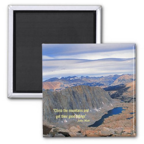 Climb the Mountains Magnet