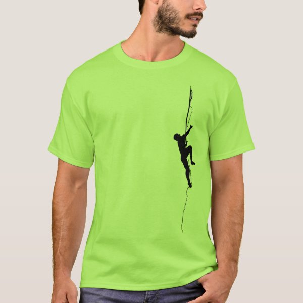 Fitted Rock Climbing T Shirts Fitted Rock Climbing T Shirt Designs Zazzle