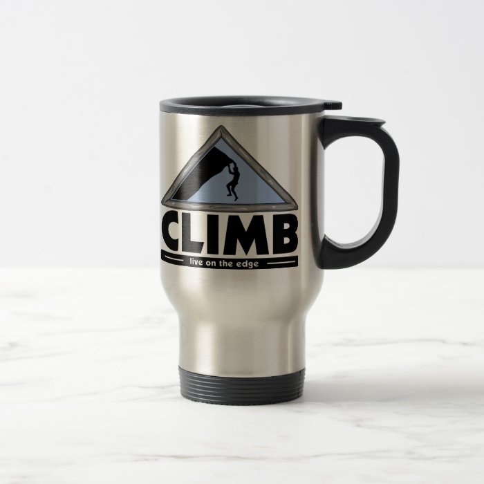 Climb travel mug