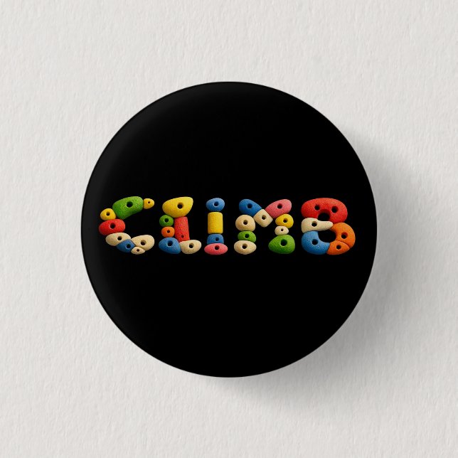 Climb Wall Climbing Holds fun  Button (Front)