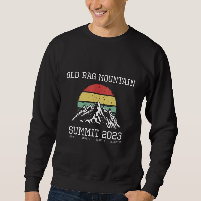 Climbed Old Rag Mountain Summit 2023 Hike Virginia Sweatshirt (Front)