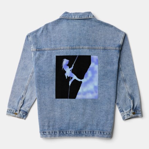 climber girl _ Denim jacket