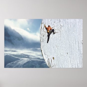 Climber Poster by GetArtFACTORY at Zazzle