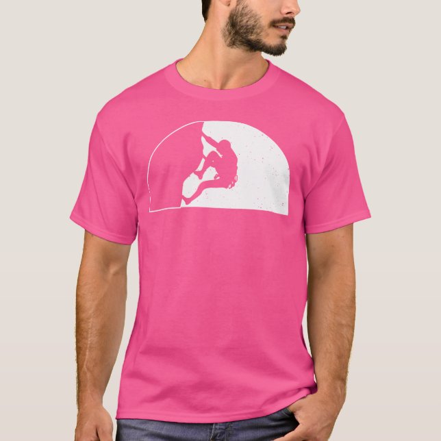 Climber Sport Climbing Bouldering T-Shirt (Front)