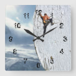 Climber Wall Clock at Zazzle