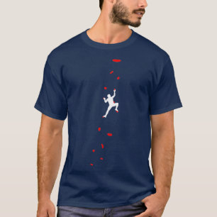 Climbing And Bouldering In The Climbing Gym T-Shirt