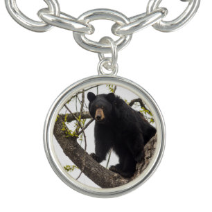 Climbing Black Bear Bracelet