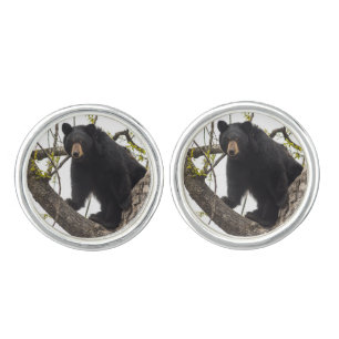 Climbing Black Bear Cufflinks