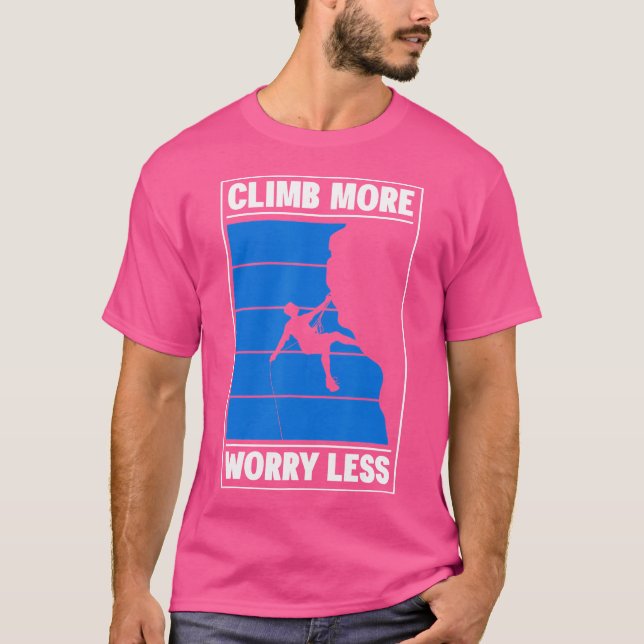 Climbing Bouldering Climber Mountain Climber Rock  T-Shirt (Front)