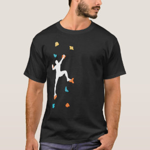 Climbing Boulders Wall Climbing Handles Climbing H T-Shirt