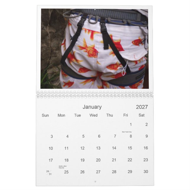 Climbing Bums 2010 Calendar (Jan 2027)
